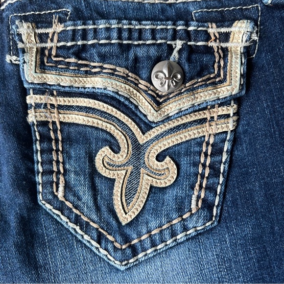 Long Rock Revival Jeans - Picture 4 of 9